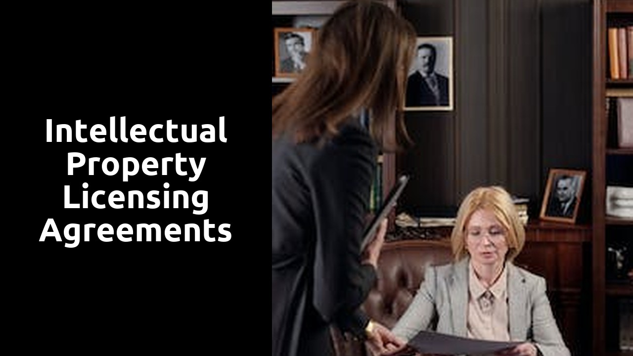 Intellectual property licensing agreements