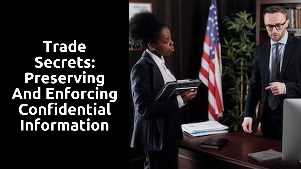 Trade Secrets: Preserving and Enforcing Confidential Information