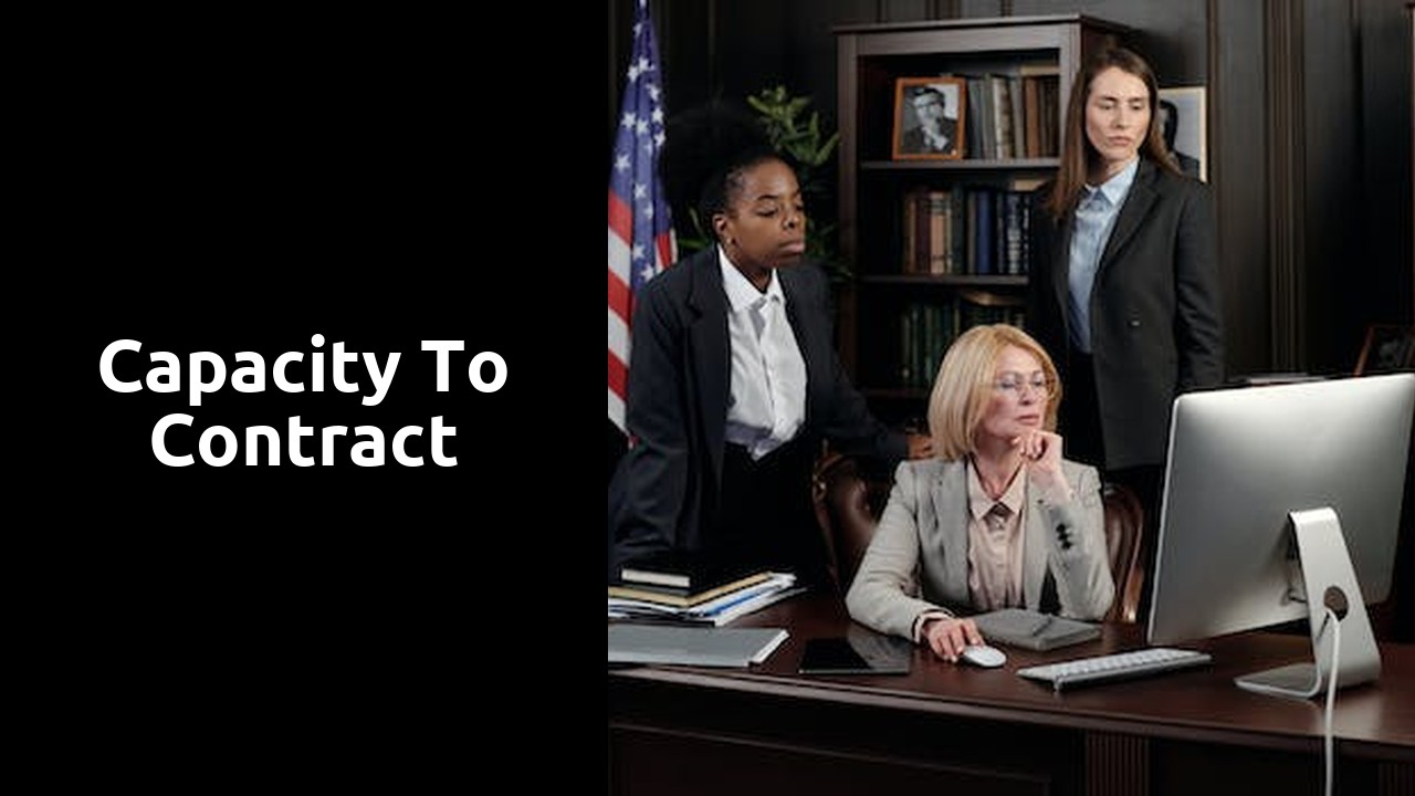 Capacity to Contract