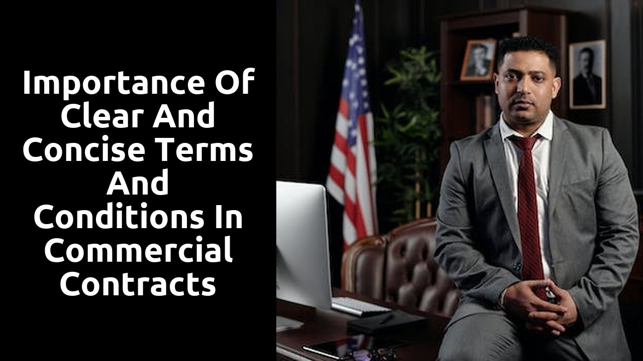 Importance of Clear and Concise Terms and Conditions in Commercial Contracts