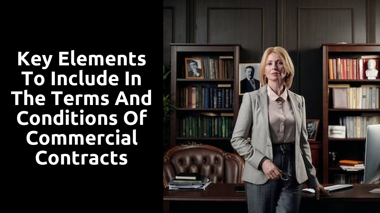 Key Elements to Include in the Terms and Conditions of Commercial Contracts