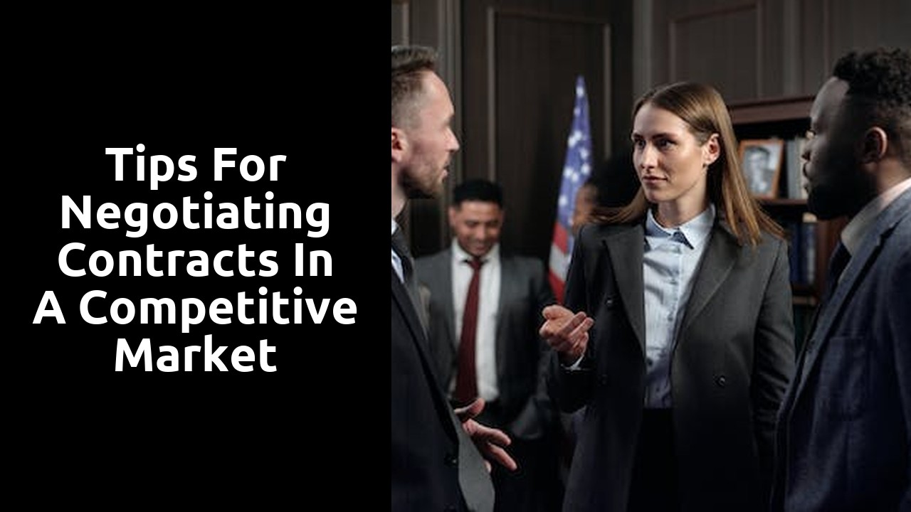 Tips for Negotiating Contracts in a Competitive Market