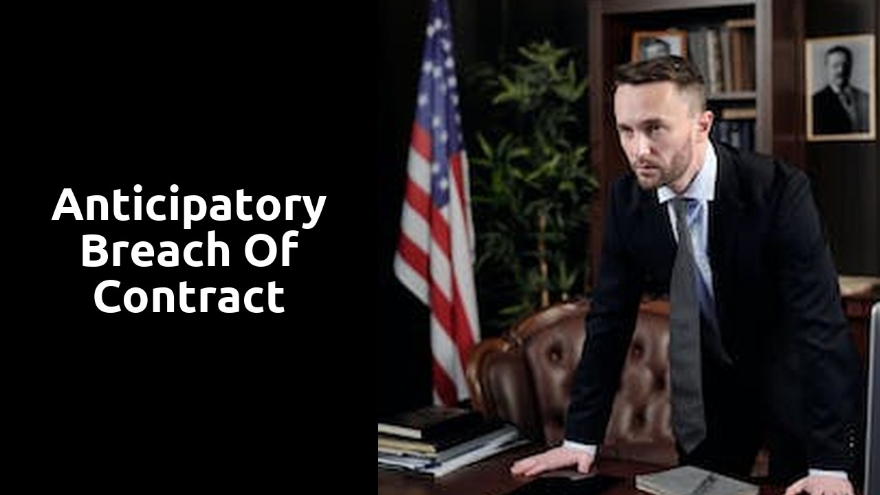 Anticipatory Breach of Contract