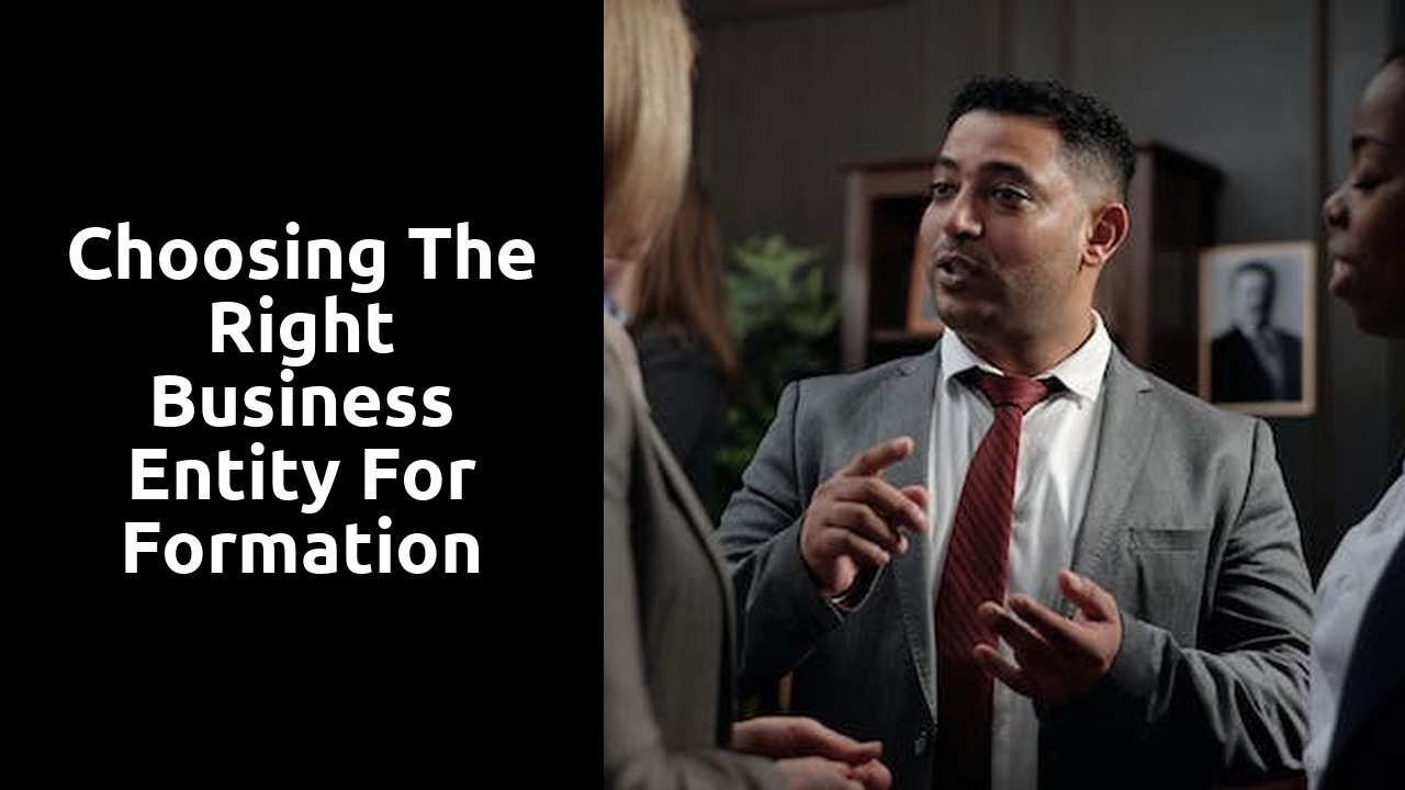 Choosing the Right Business Entity for Formation