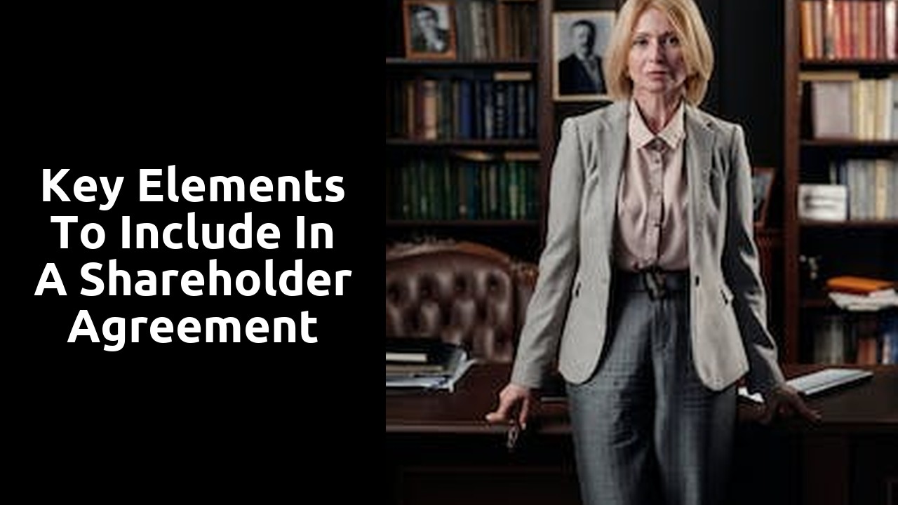 Key Elements to Include in a Shareholder Agreement