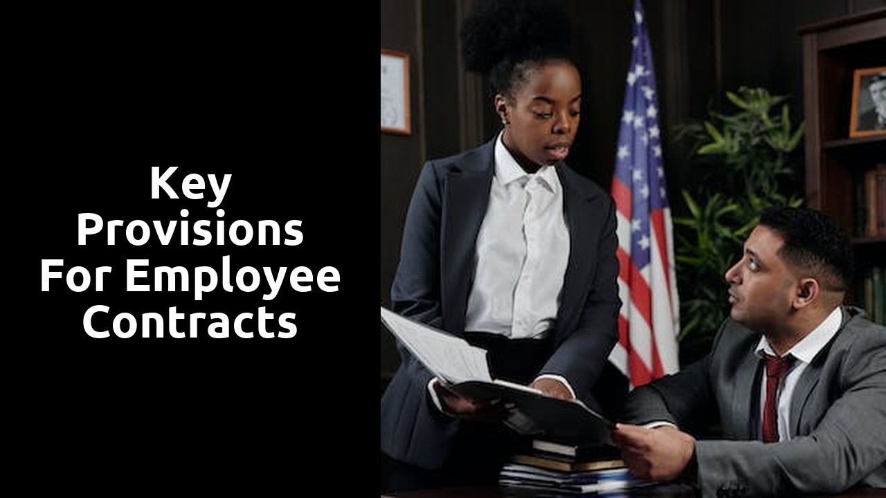 Key Provisions for Employee Contracts