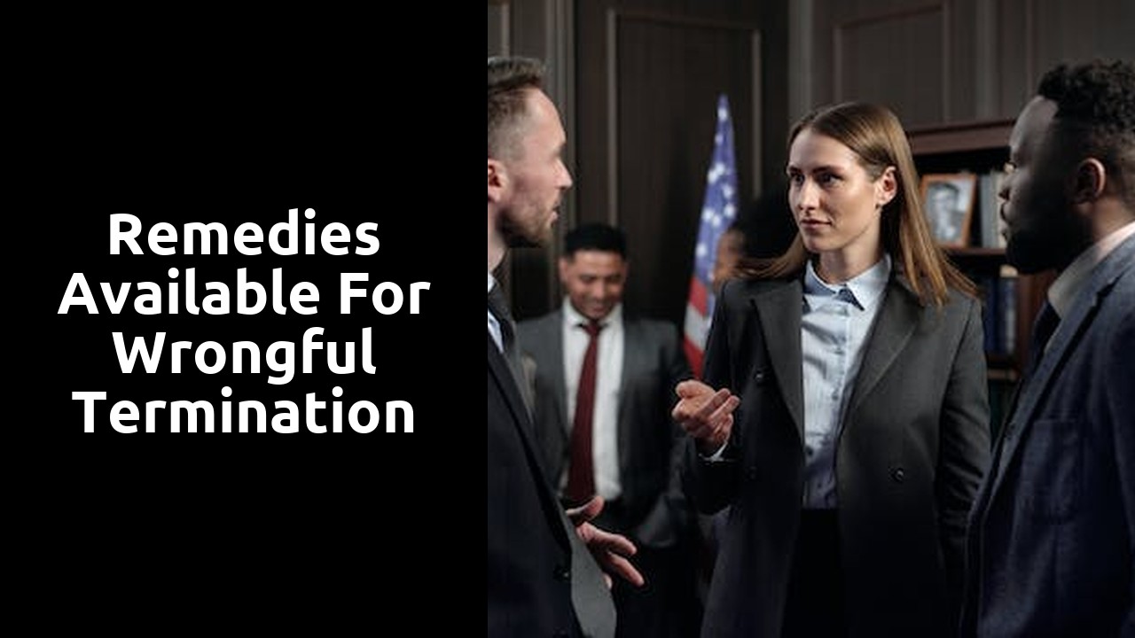 Remedies Available for Wrongful Termination